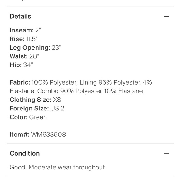 MILLY ‘trudee’ high waist olive mini shorts - Picture 5 of 5